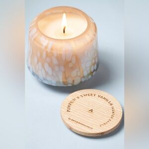 New Anthropologie The Gather Mini Candle: Pumpkin & Sweet Vanilla
